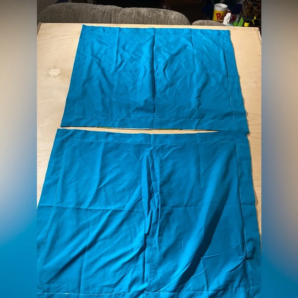 Mermaid and Sea Life Pillow Shams  Full Size (MO)